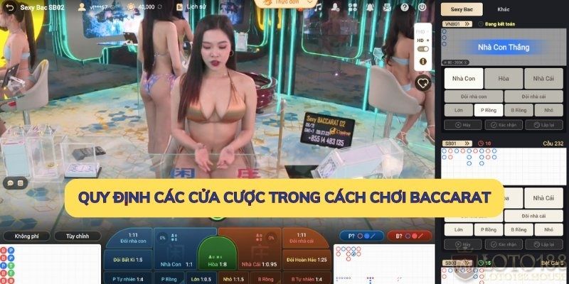 Cửa cược cùng tỷ lệ trả thưởng