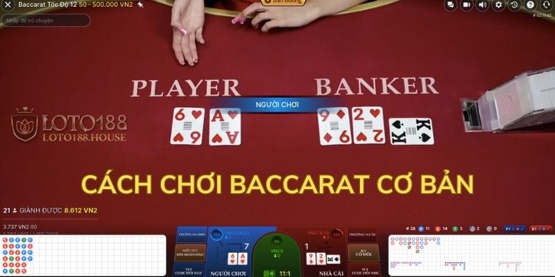 Luật tham gia game Baccarat cơ bản